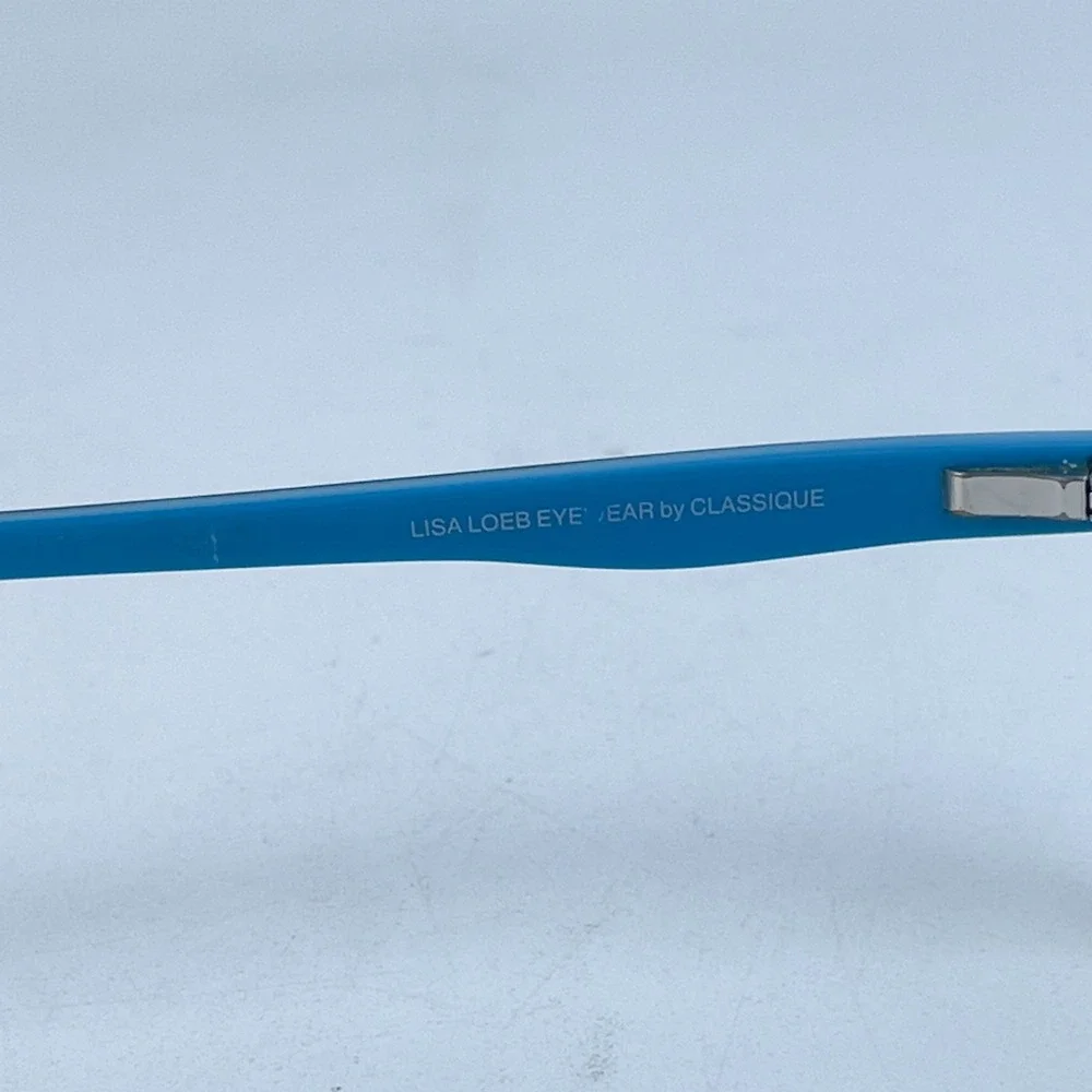 Lisa Loeb Hurricane 162 Women Eyeglasses Frame Aqua Full‎ Rim 51-16-135